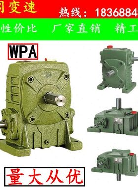 WPA/WPO/WPX/WPS 40 50 60 70 80 100 120 减速机 蜗轮蜗杆减速器