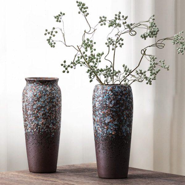 复古彩色窑变大号插花装饰花瓶器皿陶瓷无孔水培绿植家用客厅摆件,鲜花速递/花卉仿真/绿植园艺,花瓶,淘宝优惠券,粉丝福利购,淘宝优惠卷