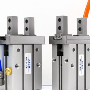 10D 气动手指气缸平行气爪MHZL2 40D 16D S夹具D2 MHZ2