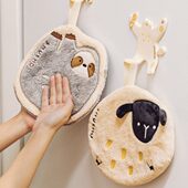 树可擦手巾布挂式 毛巾可爱厨房吸水不掉毛儿童加厚卫生间抹檫手帕