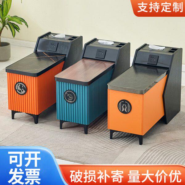 大理石足浴茶几柜足疗店专用茶几足浴沙发中间小茶几按摩床店茶几