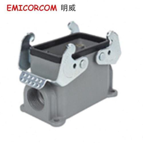 重载连接器 外壳 H10B-SGR 表面安装底座（双扣）