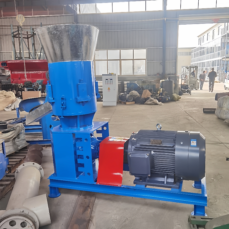 印尼小型饲料颗粒机器家用干湿两用养殖设备制粒造粒玉米秸秆加工