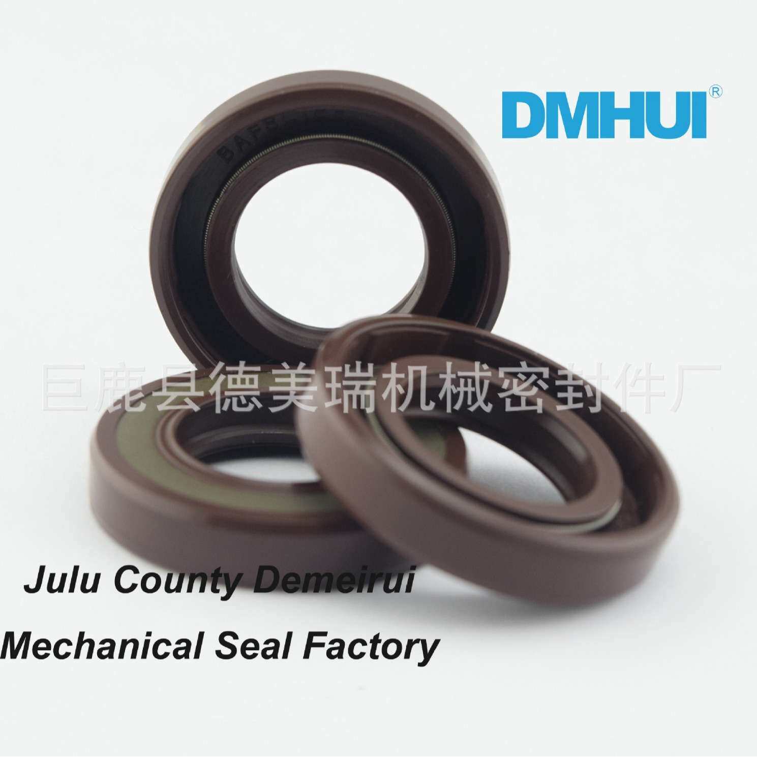 DMHUI氟橡胶骨架油封耐高温高压耐磨油封液压泵马达油封30*48*6