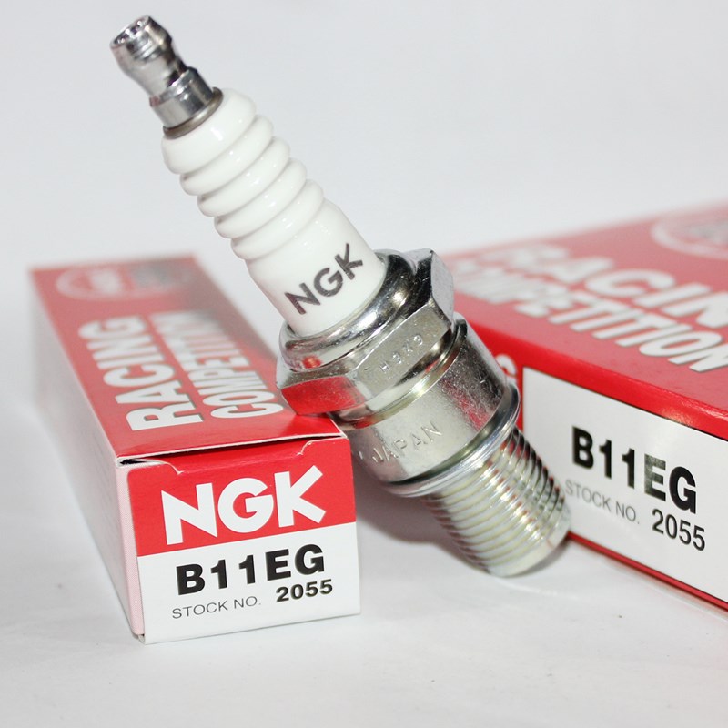 NGK RACING红盒火花塞B11EG适用两冲程竞赛车型发动机BR10ES B10E