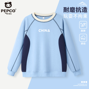 衣服 男孩运动上衣帅气早秋童装 小猪班纳儿童卫衣男童秋季 2025新款