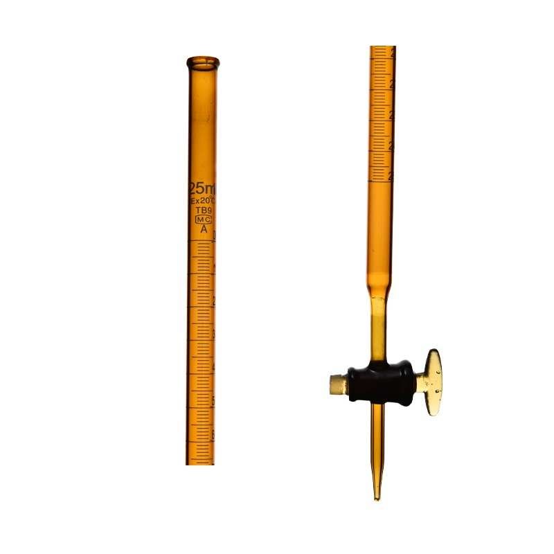 滴定管两用a级酸碱可过检100ml白色  式包 酸碱式2550ml10 玻璃邮