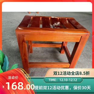 香椿木老人浴室坐凳大方凳特大号实木凳铆钉结构坐凳洗澡坐凳家庭