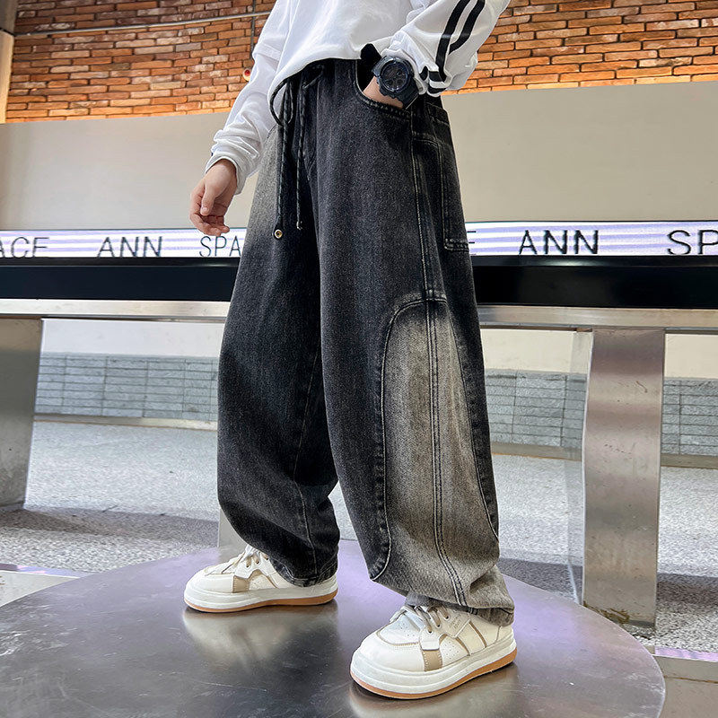 男童牛仔裤春秋款2026新款中大儿童男孩春装宽松休闲裤子痞帅气潮,童装/婴儿装/亲子装,儿童牛仔裤,淘宝优惠券,粉丝福利购,淘宝优惠卷