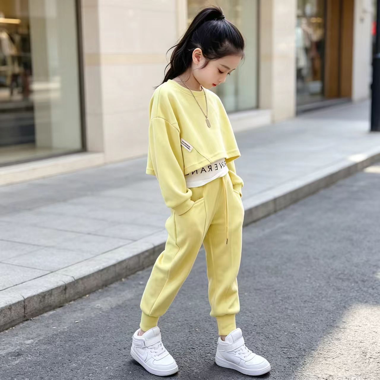 童装女秋套装洋气女孩秋季衣服