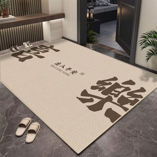 入户门地垫高级感进门玄关垫子家用大门口止滑耐脏地毯门外蹭土垫