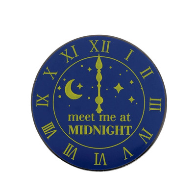 午夜时分来见我吧 泰勒斯威夫特歌曲Midnights灵感时钟胸针徽章