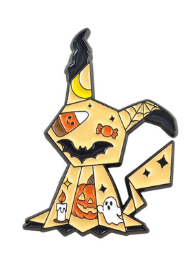 万圣节皮卡丘金属徽章服饰包袋挂件万圣节礼物