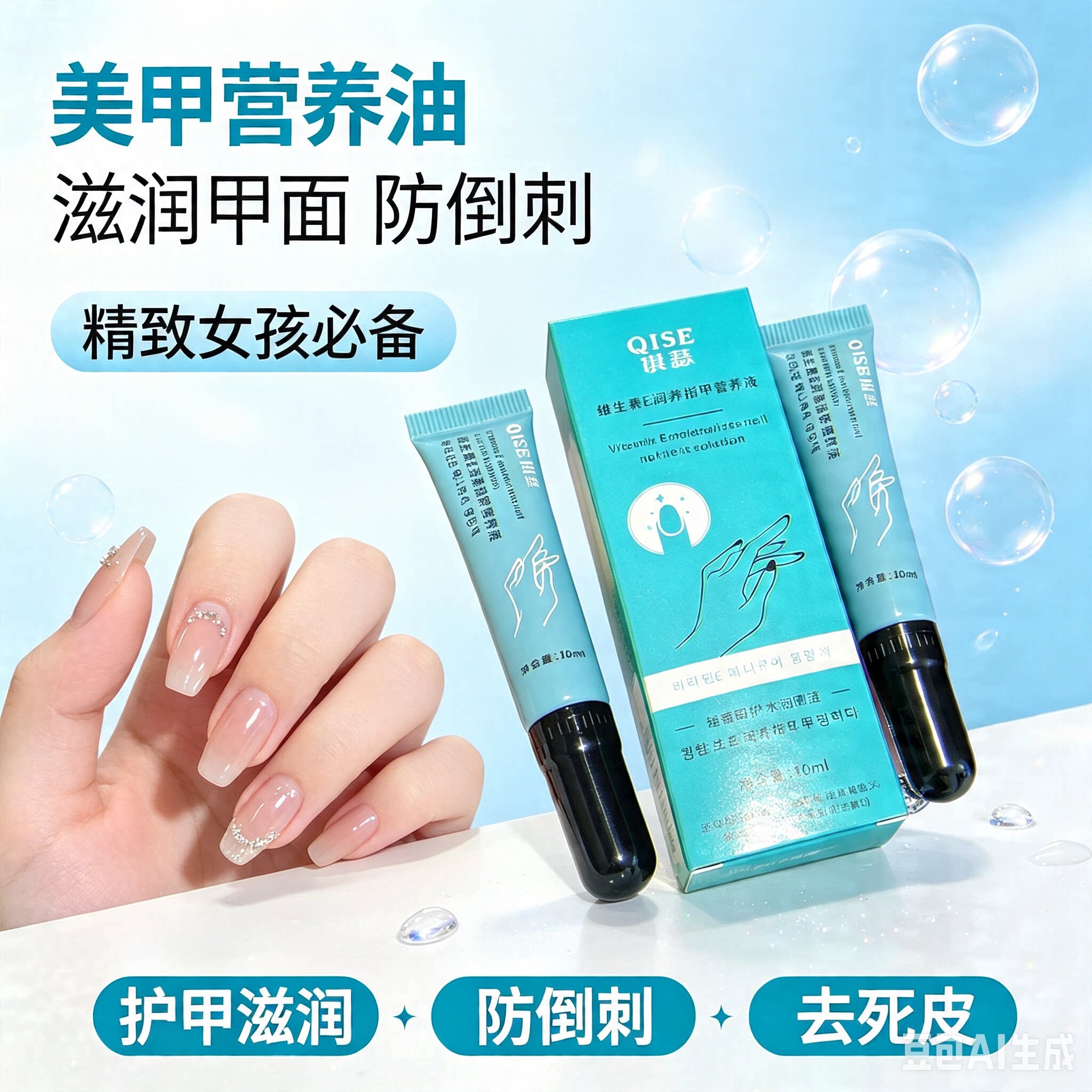 正品维生素e指缘油指甲营养液护甲油膏养指甲护理防倒刺修复滋润