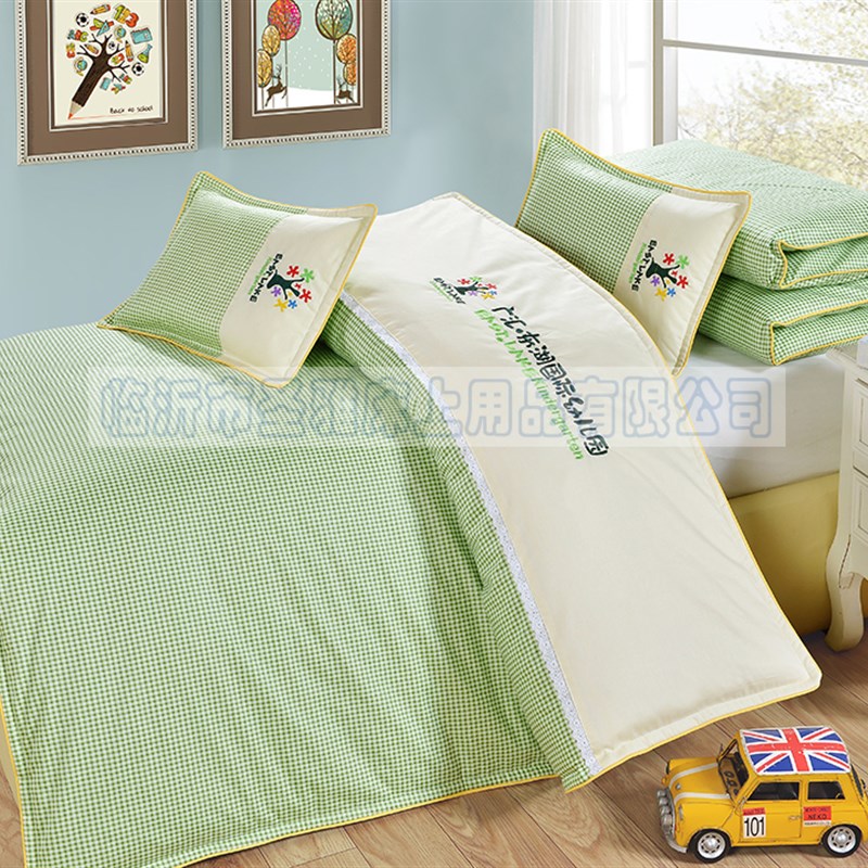幼儿园床上用品被子三件套六件套七件套纯棉被褥儿童宝宝午睡专用