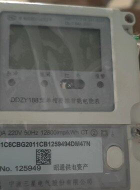 家用电表 220v 电度表单相 单项互感式电能L表 DDZY/1.5-6A