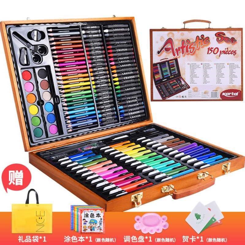 礼盒工具幼儿园水彩笔儿童画笔套装小学生绘画礼物彩色笔开学画画