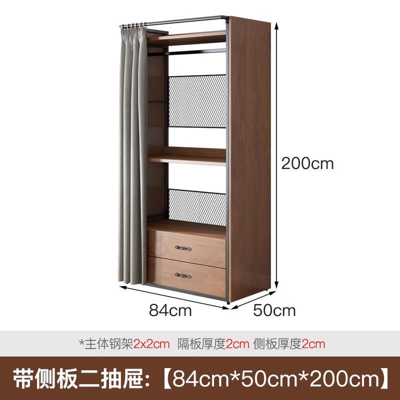 走入式衣柜金属衣帽架落地卧室开放式衣帽间架子铁艺置物架防尘帘,住宅家具,独立衣柜,淘宝优惠券,粉丝福利购,淘宝优惠卷