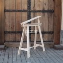 实木升降桌架支架台架s桌腿桌脚台脚美术美工办公家具配件