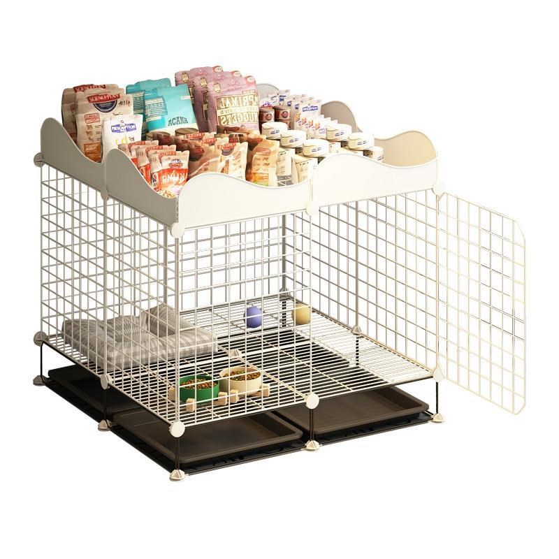 狗笼子中小型犬室内带厕所分离狗窝别墅柯基泰迪宠物狗狗围栏栅栏