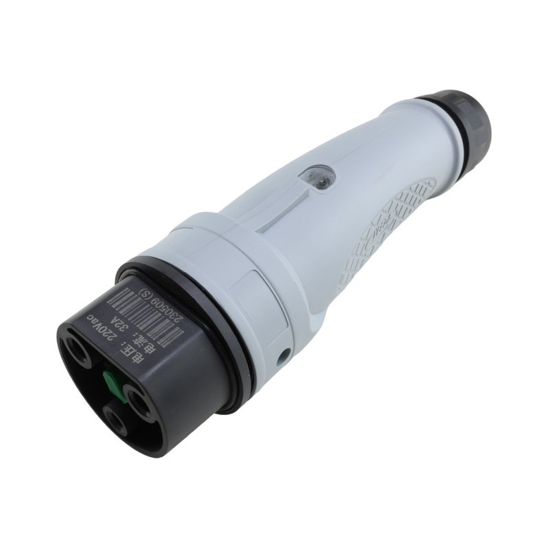 YEEDA充电枪观光车32A巡逻车插头插座220V电动车巡逻车充电头