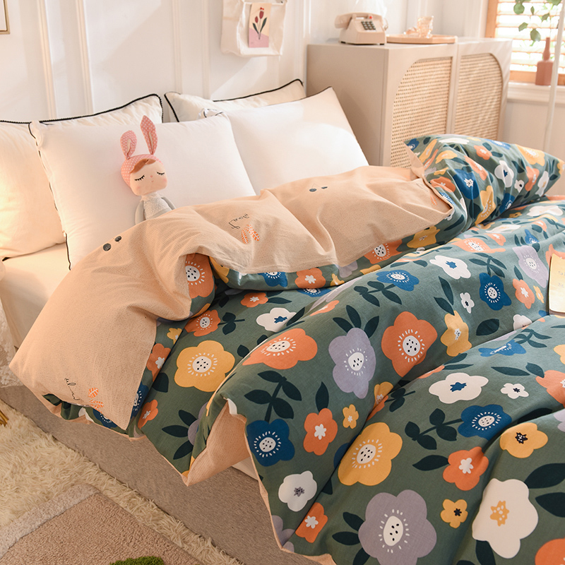 定做订制全棉加厚磨毛被套单件纯棉被罩儿童卡通150215cm定制