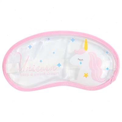 小清新卡通透明冰m敷热敷眼罩 缓解疲劳黑眼圈睡眠眼罩护眼罩