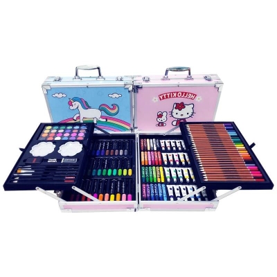 儿童画笔套装美术用品画画工具蜡笔水彩笔套装小学生绘画文具女孩