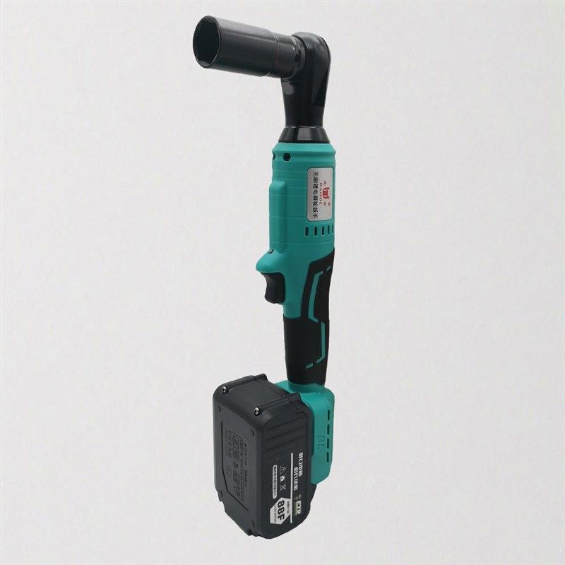 新品1/2无刷棘轮电动扳手充电90度大飞直角锂电角向扳手快速桁架