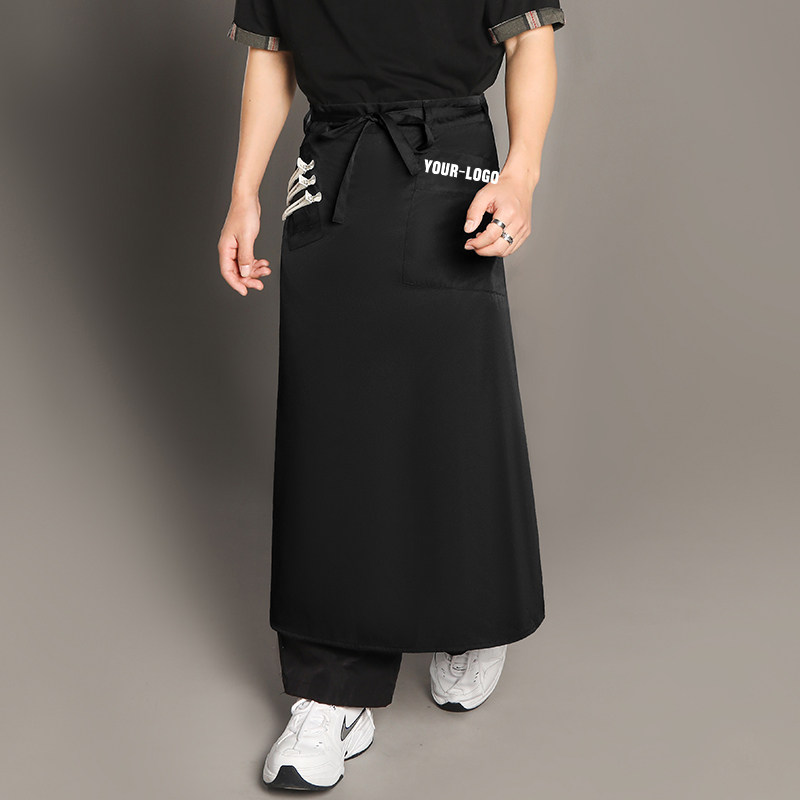 发型师美发e师化妆师烫染师助理工作服半身围裙培训学校新娘跟妆
