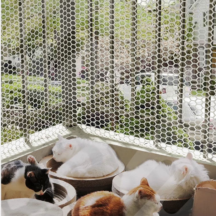 阳台防护网塑料网格围栏网安全防盗窗垫板窗台防猫掉封窗网护栏网,基础建材,安全网,淘宝优惠券,粉丝福利购,淘宝优惠卷