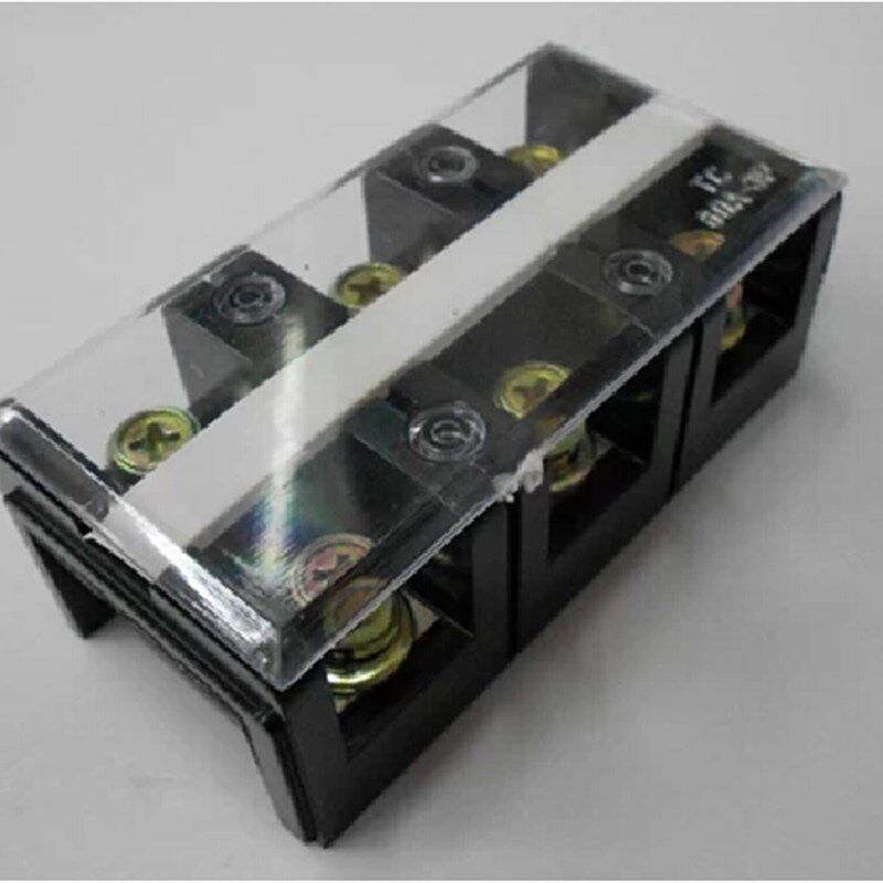 优质铜件TC-6003耐高温大电流60E0A连接器接线端子排3P接线柱并联