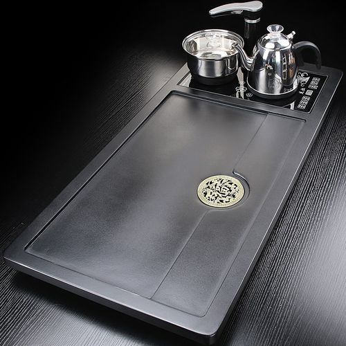 整套智能全自动烧水茶盘一体居家办公家用陶瓷功夫高档茶具套装I