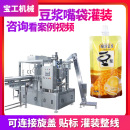 机设备 定制半自动饮料吸嘴袋罐装 机 转盘式 全自动豆浆吸嘴袋灌装