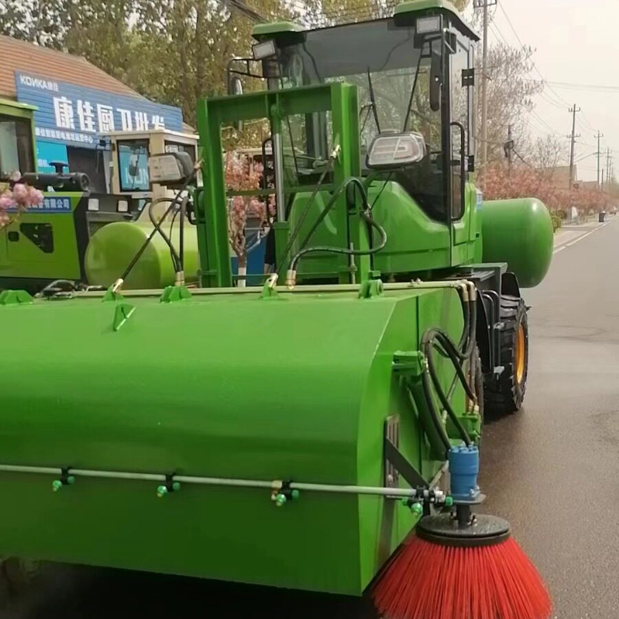 路面扫地机封闭式工程工地泥块沙石清扫车公路养护清扫环卫设备