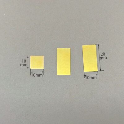 实验室高纯金片Au工作片纯金片纯度含量99.99可可开票