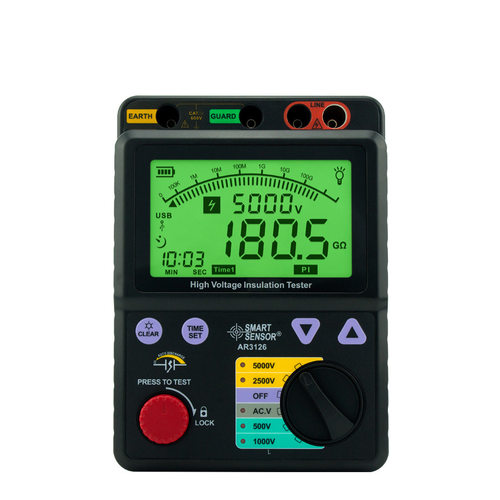 希玛 AR3126 绝缘电阻测试仪数显兆欧表电子数字绝缘摇表4档5000V