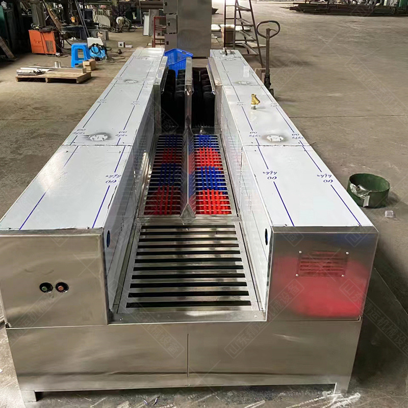 煤矿用无动力洗靴机 厂家防爆4*16米全自动不锈钢自动智能洗靴机