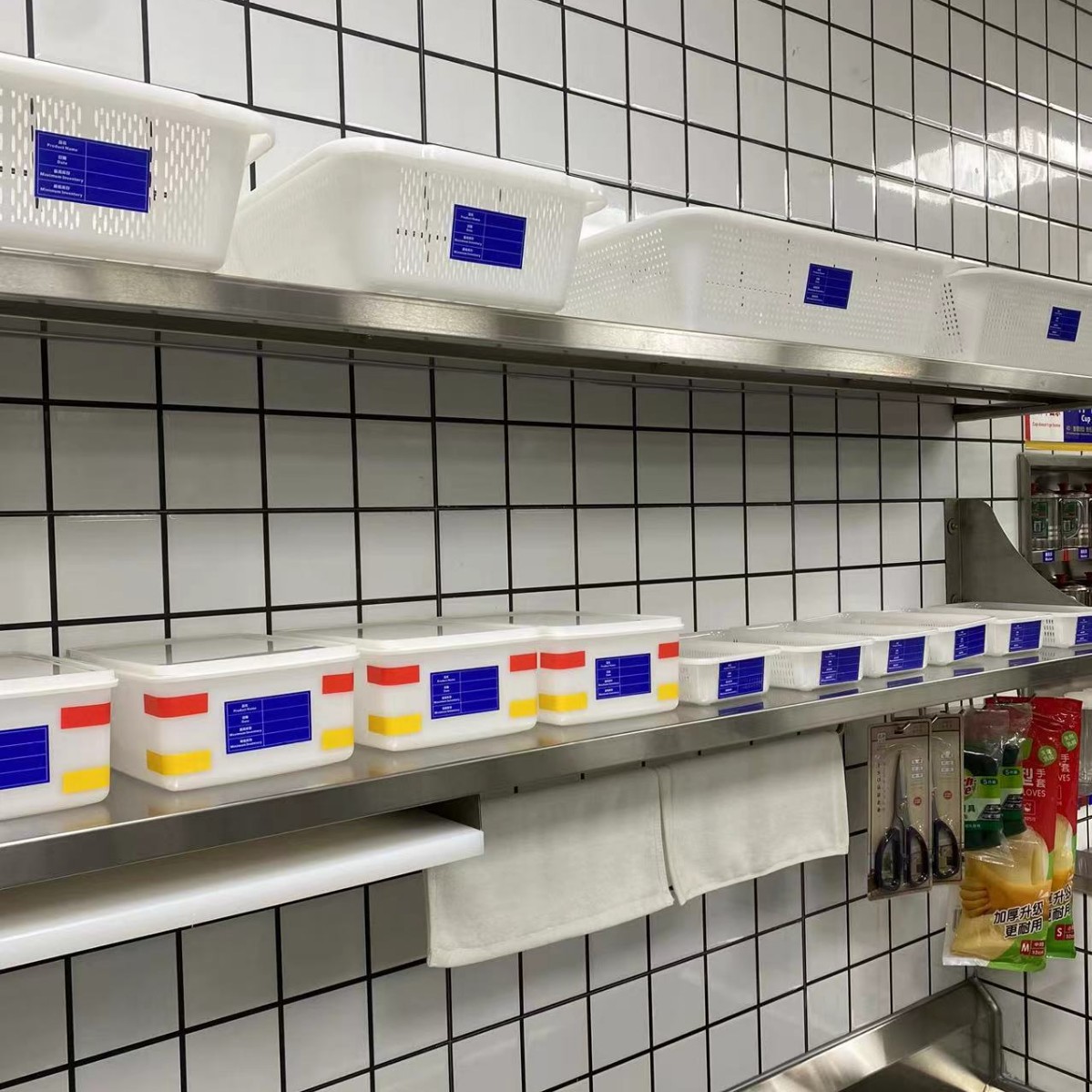 挂墙式置物架不锈钢商用厨房设备单层/双层/三层