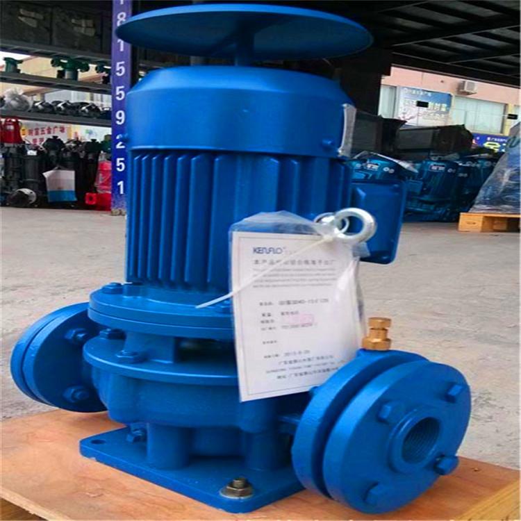 GD80-21立式管道水泵KENFLO抽水泵4KW冷却泵厂家