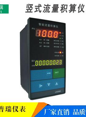 智能流量积算仪制造厂家 RS485通讯LKS801竖式流量积算仪价格