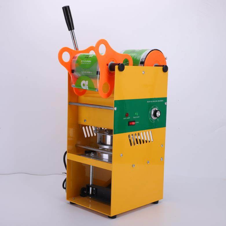 厂家直营商用手动奶茶店早餐店封口机豆浆封膜机封杯机纸塑两用,清洗/食品/商业设备,易拉罐生产设备,淘宝优惠券,粉丝福利购,淘宝优惠卷