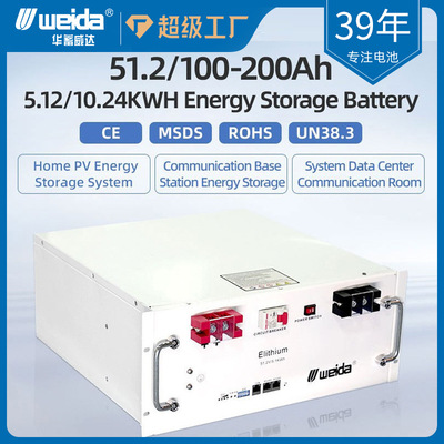51.2V 100Ah lithium iron phosphate energy storage battery