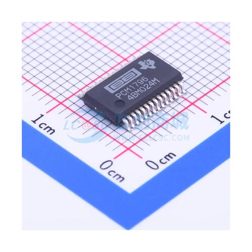 ADC/DAC-专用型 PCM1796DBR SSOP-28 I2S 原装正品