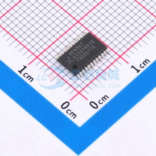 模拟开关/多路复用器 74HC4067PW,118 TSSOP-24 80Ω 原装