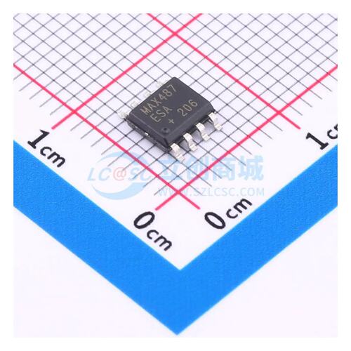 RS-485/RS-422芯片 MAX487ESA+T SOIC-8 收发器