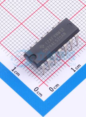 逻辑门 SN74ALS20AN PDIP-14 4.5V~5.5V原装正品