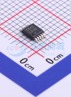 数模转换芯片DAC MAX5842LEUB+T MSOP-10 原装正品