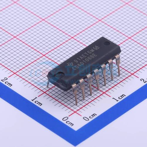 反相器 CD40106BE DIP-14 施密特触发器 原装正品