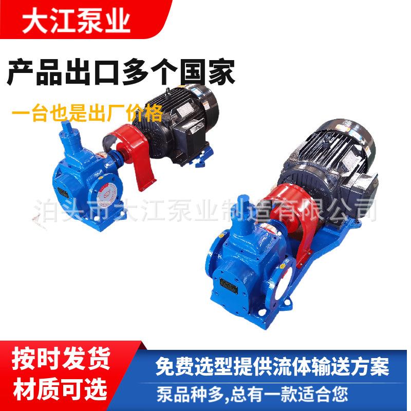 YCB-10不锈钢圆弧齿轮泵润滑泵柴汽油卸车泵化工原料齿轮油泵